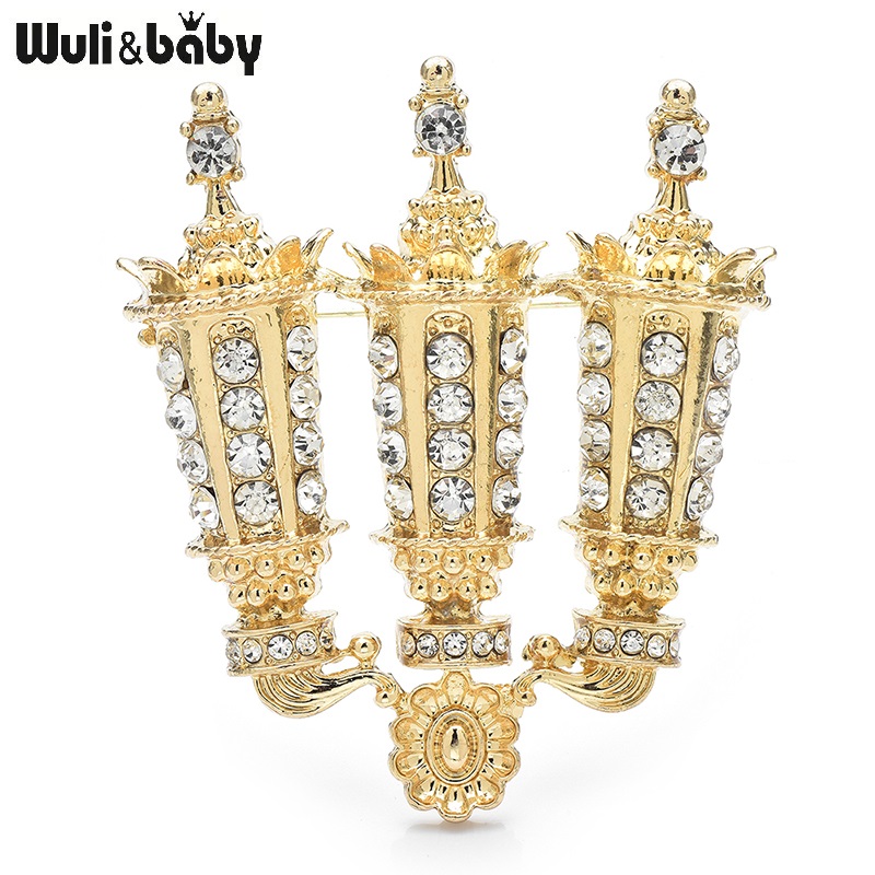 Candle Supplies Luxury - Wuli & ผู้ถือเทียนไรน์สโตนหรูหราสำหรับผู้หญิงที่ใส่เทียนแสง Charming สำหรับงานเลี้ยงสำนักงานและของขวัญเข็มกลัดการ์ตูน